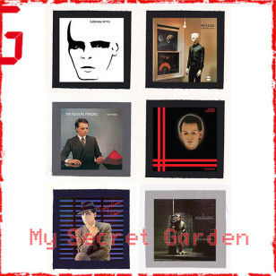 Gary Numan - The Pleasure Principle, Telekon Album Cloth Patch or Magnet Set 